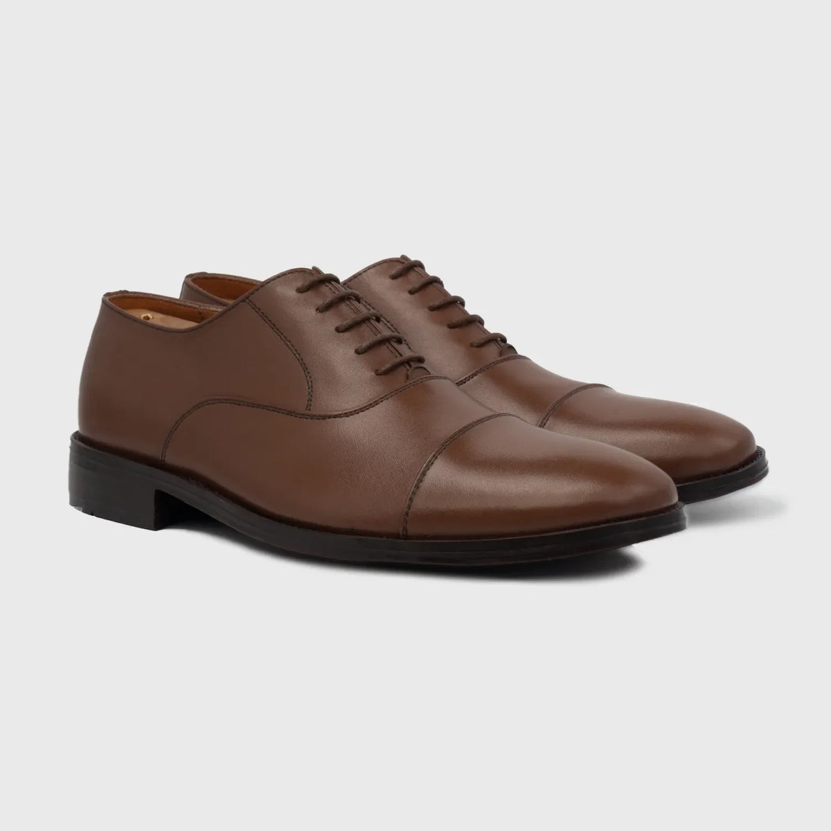 Professor Oxford Marron Chaussures en cuir pour Homme For Men in Brown Full-Grain Leather - Vue de profil | Acheter en ligne