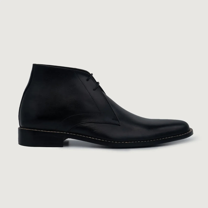 Corry Chukka Noir Bottines en cuir pour Homme