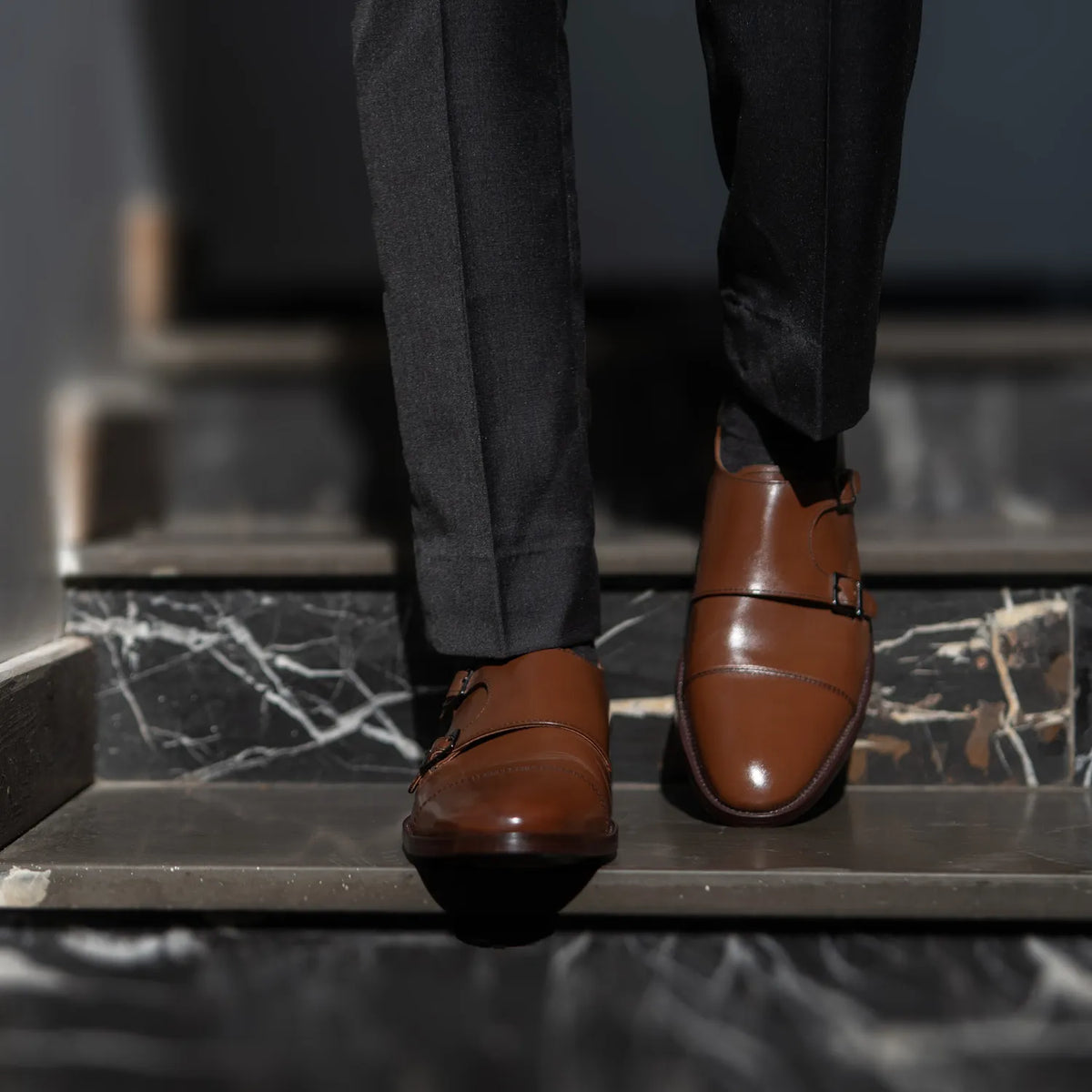 Orlaven Boston Chaussures à double boucle Marron Chaussures en cuir footwear image 9