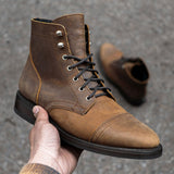Styled On-Foot Perspective Demonstrating Ankle Fit & Silhouette on Model