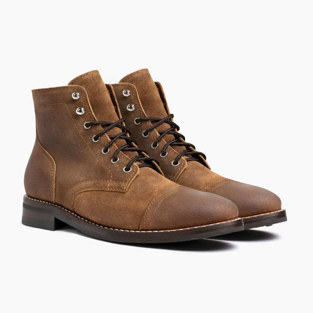 Captain Safari Bottines en cuir pour Homme in Classic Full-Grain Leather - Vue de profil | Acheter en ligne