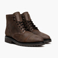 Captain StormKing® Tabac Bottines en cuir pour Homme