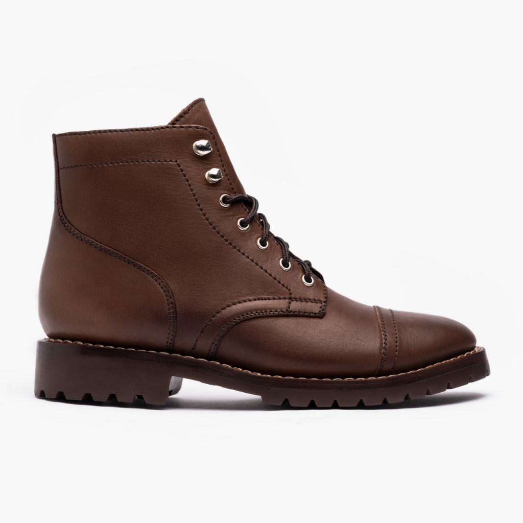 Classic Full-Grain leather Boots - Montage cousu Goodyear & détail de l'embout avant