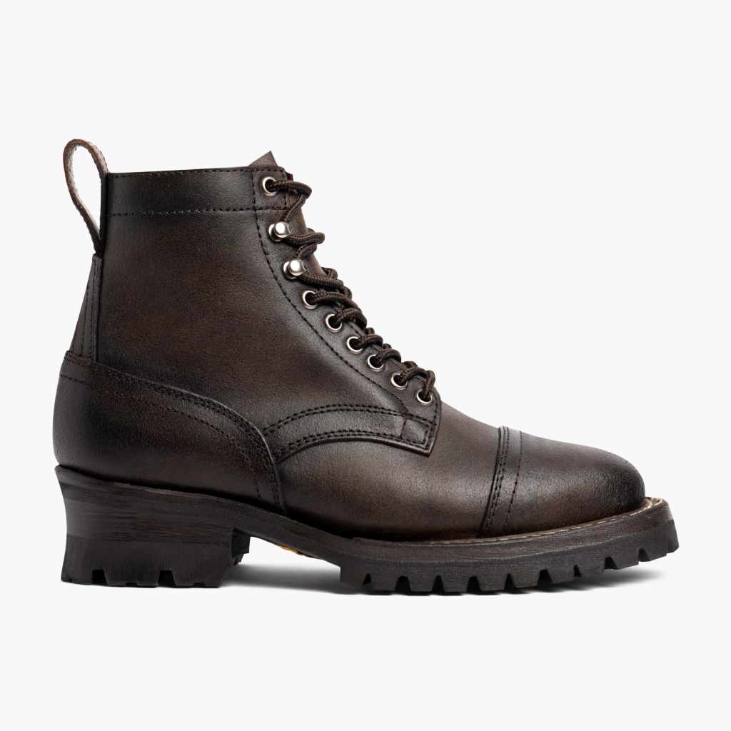 Classic Full-Grain leather Boots - Montage cousu Goodyear & détail de l'embout avant