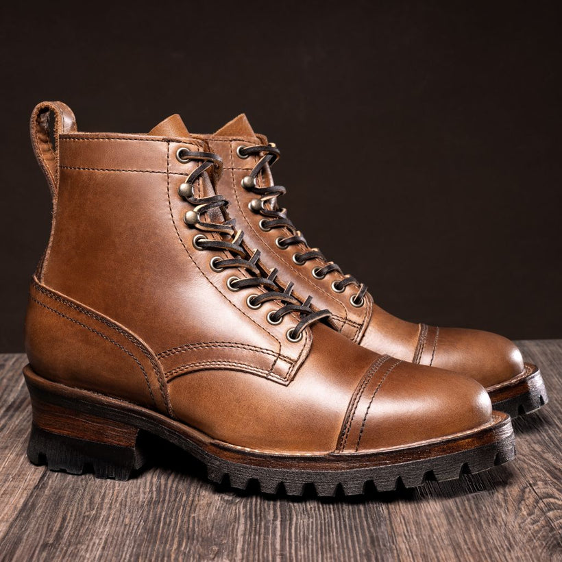 Challenger Sesame Double Shot Leather Boots pour Homme