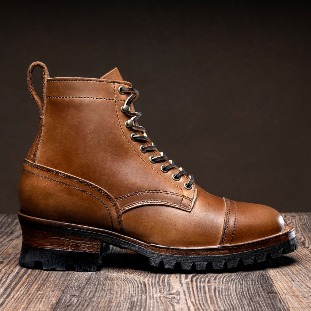 Classic Full-Grain leather Boots - Montage cousu Goodyear & détail de l'embout avant