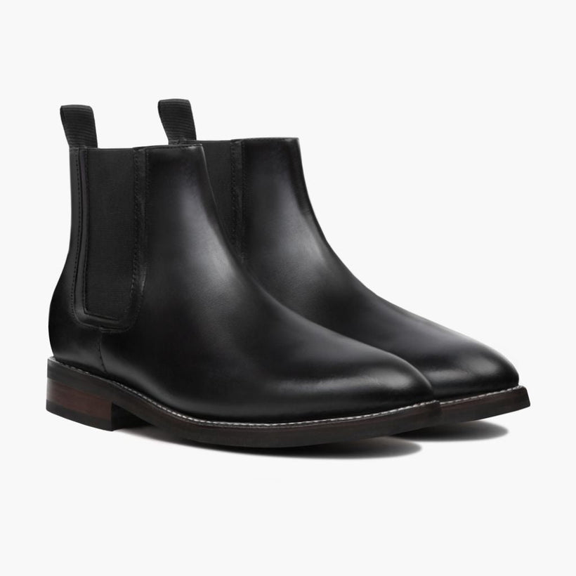 Duke Noir Bottines en cuir pour Homme