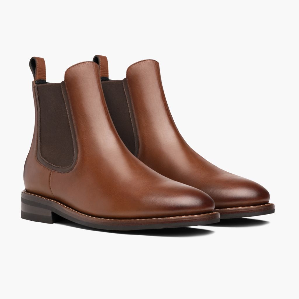 Duke Brandy Bottines en cuir pour Homme - Vue de profil | Acheter en ligne