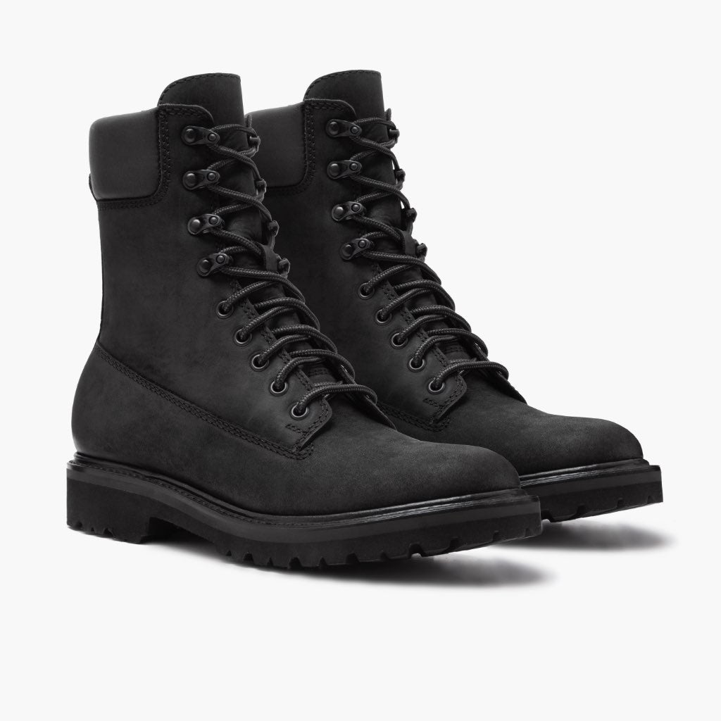 Explorer Noir Mat Bottines en cuir pour Homme - Vue de profil | Acheter en ligne