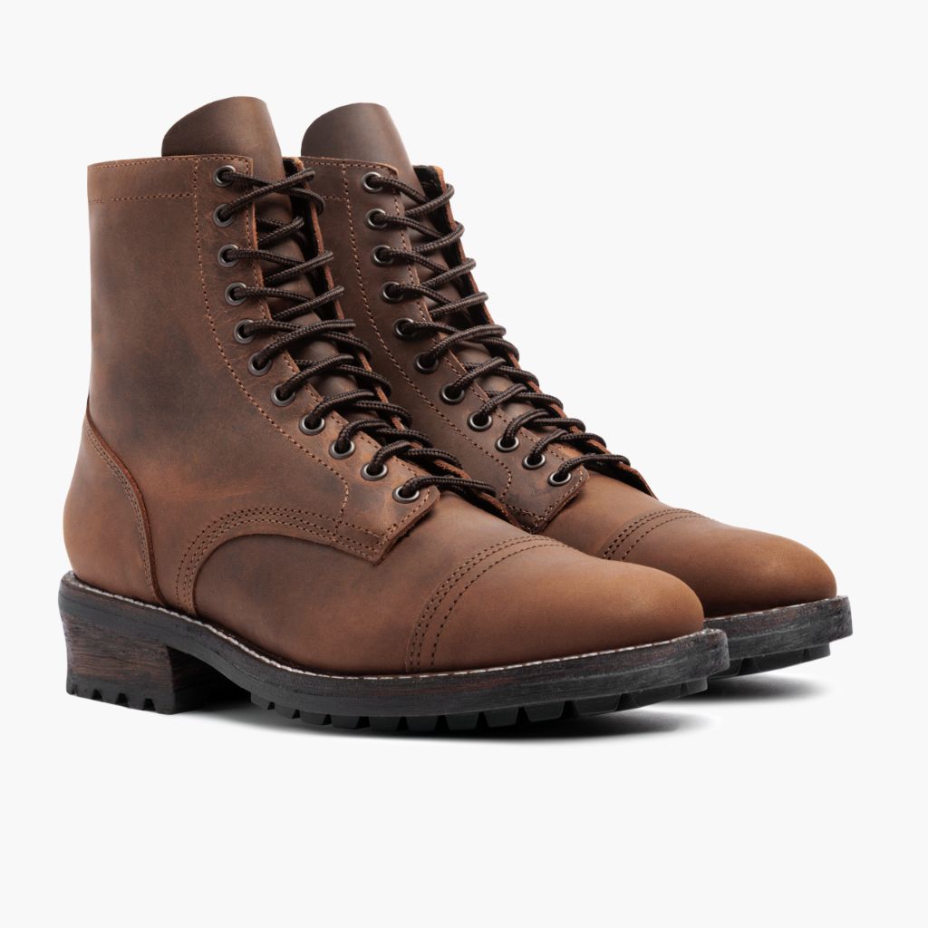 Logger Adobe d'Arizona Bottines en cuir pour Homme in Classic Full-Grain Leather - Vue de profil | Acheter en ligne