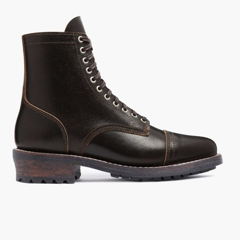 Logger Waxed Cacao Bottines en cuir pour Homme