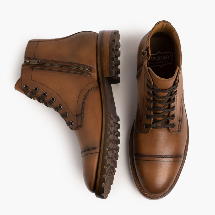 Major Cuero Bottines en cuir pour Homme