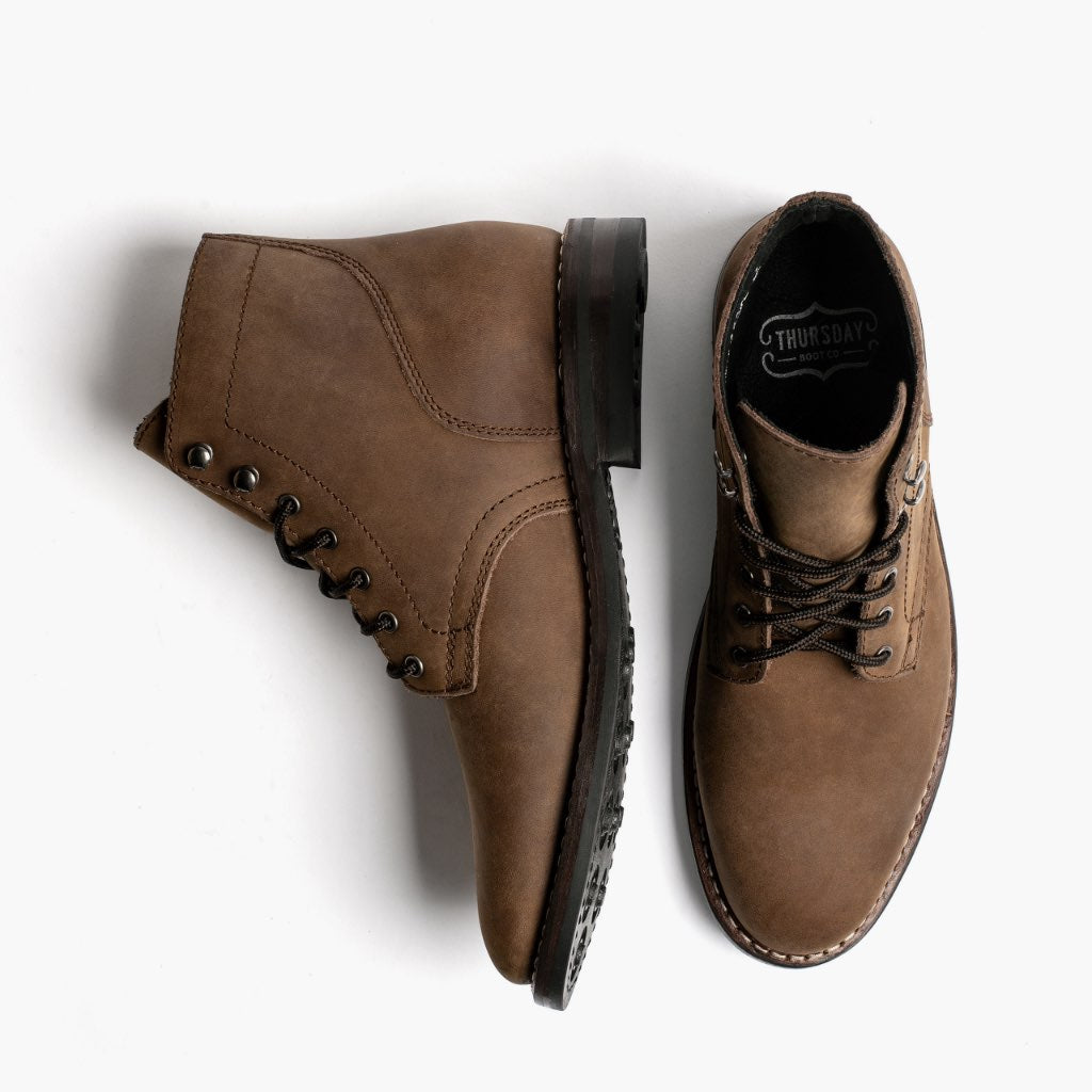 President Saddlewood Bottines en cuir pour Homme For Men - Contrefort de talon renforcé & surpiqûres doubles de précision
