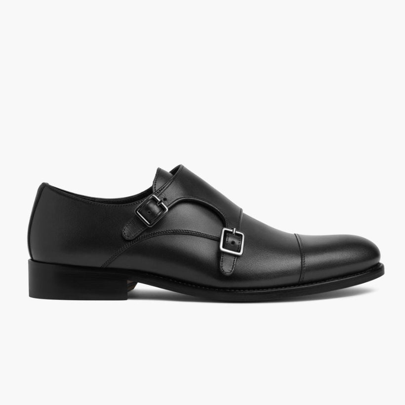 Saint Noir Leather Loafers pour Homme