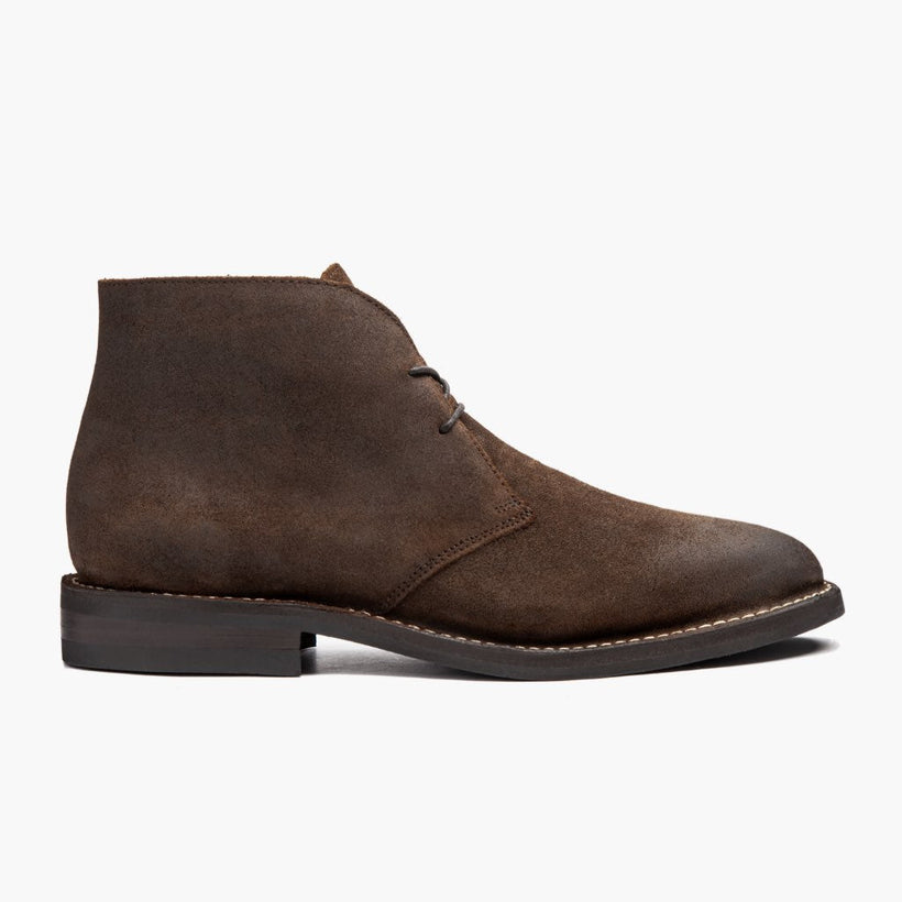 Scout Mocha Leather Boots pour Homme