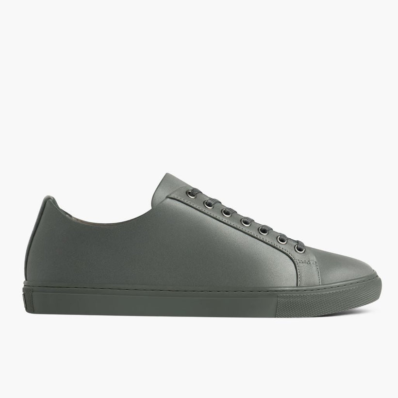 Premier Low Top Gris Leather Sneakers pour Homme