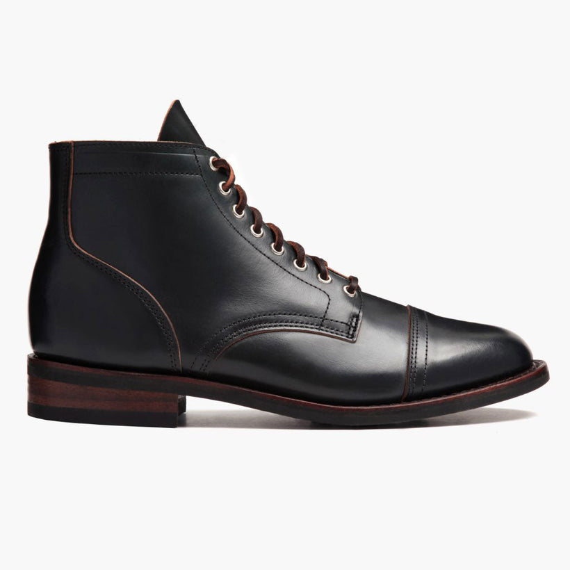 Vanguard Indigo Leather Boots pour Homme