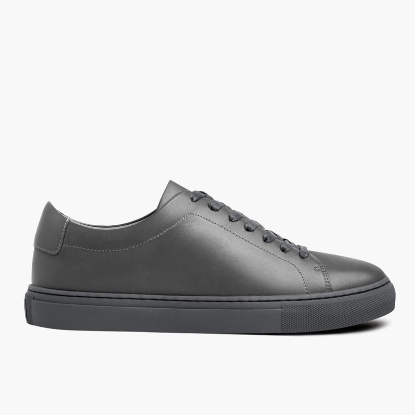 Encore Steel Gris Baskets en cuir pour Homme