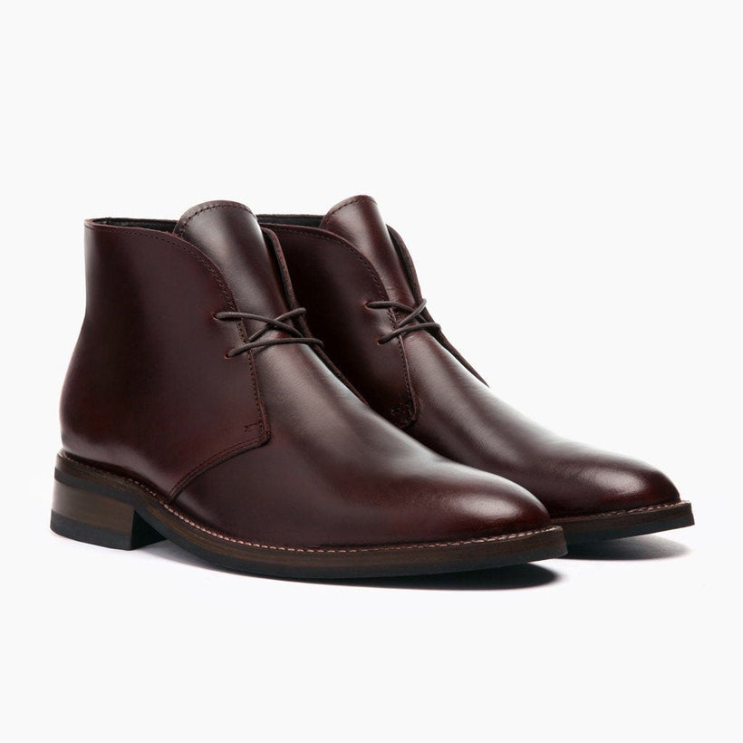 Scout Marron Leather Boots pour Homme
