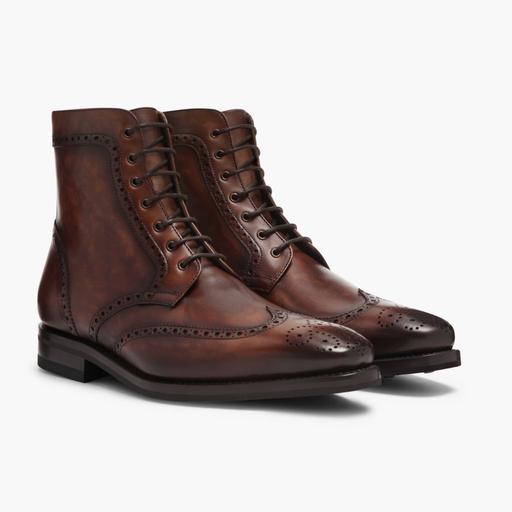 Wingtip Color #77 Bottines en cuir pour Homme For Men in Classic Full-Grain Leather - Vue de profil | Acheter en ligne
