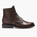 Captain Café Noir Bottines en cuir pour Femme