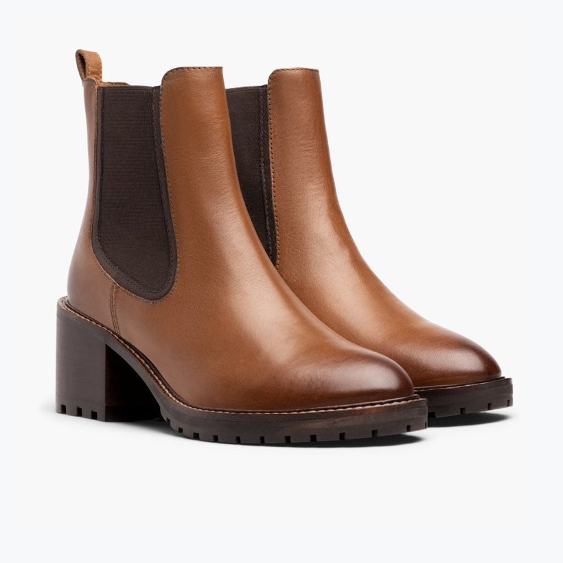 Knockout Caramel Bottines en cuir pour Femme