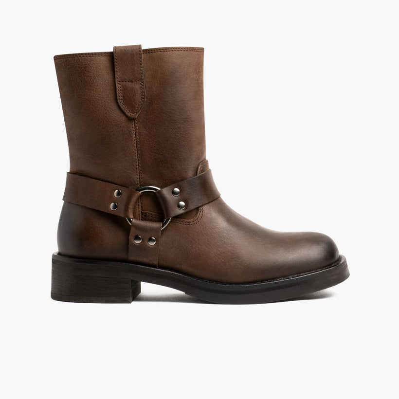 Outlaw Light Tabac Bottines en cuir pour Femme