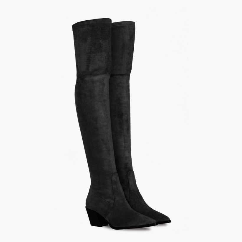 Tempest Noir Bottines en cuir pour Femme