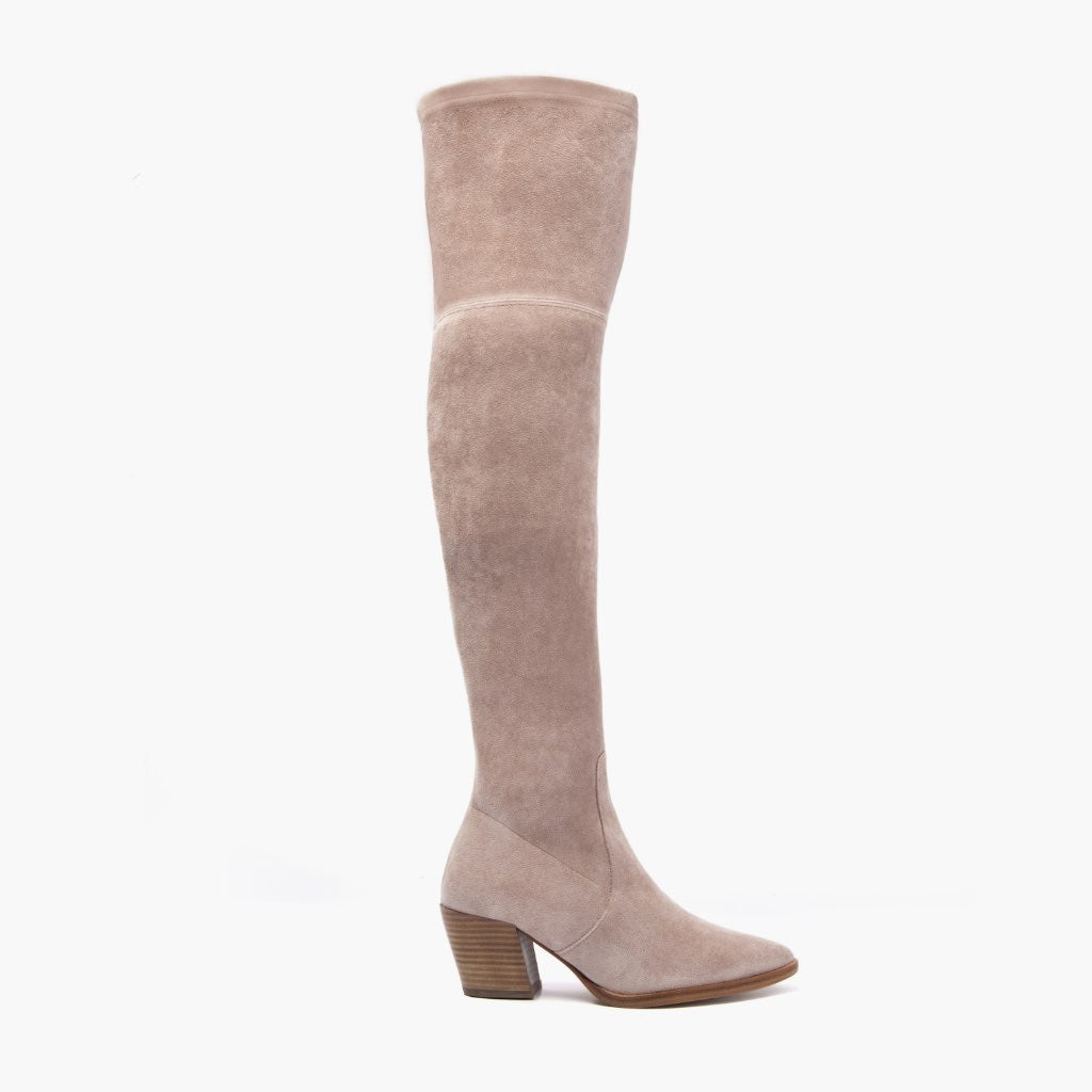 Tempest Sand Bottines en cuir pour Femme in Classic Full-Grain Leather - Vue de profil | Acheter en ligne