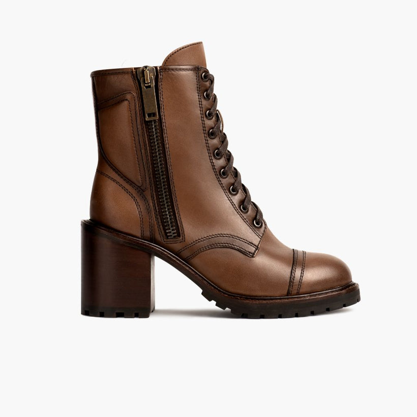 Rebel Blé Ambré Bottines en cuir pour Femme