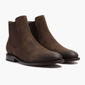 Cavalier Marron Foncé Bottines en cuir pour Homme