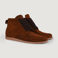 Bearman Moc Toe Marron Bottines en daim pour Homme