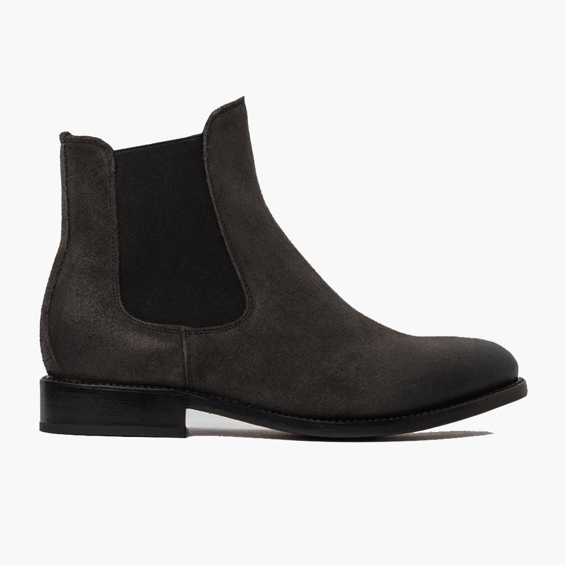Cavalier Shadow Gris Leather Boots pour Homme