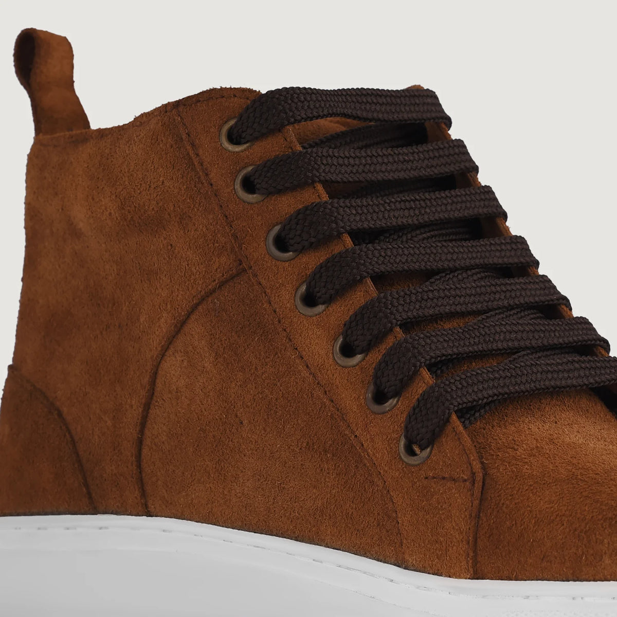 Orlaven Marty High Top Marron Suede Baskets pour Homme footwear image 9