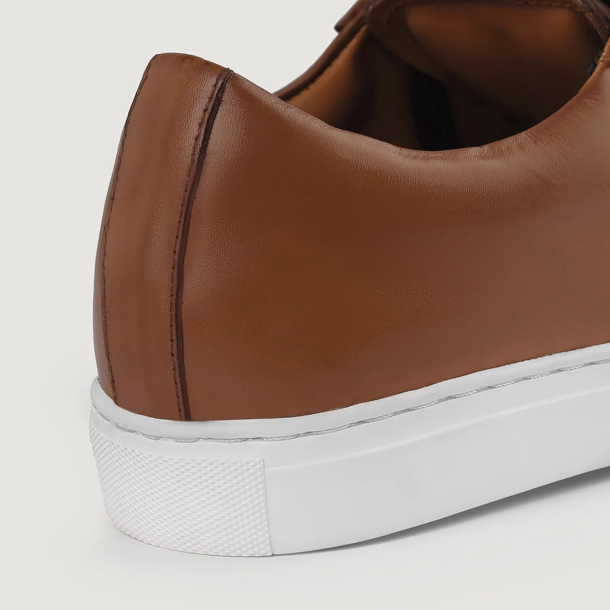 Orlaven Murphy Low Top Camel Baskets en cuir pour Homme footwear image 10
