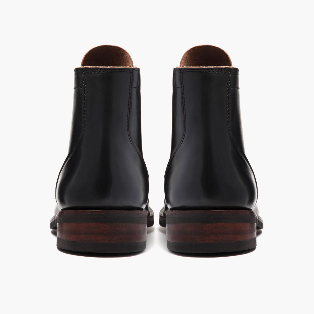 Vanguard Indigo Bottines en cuir pour Homme For Men - Contrefort de talon renforcé & surpiqûres doubles de précision