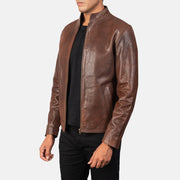 
Alex Veste Motard en Cuir pour Homme – alternate product view 2