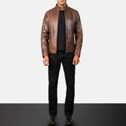 
Alex Veste Motard en Cuir pour Homme – alternate product view 3