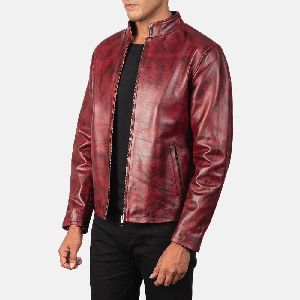 
Alex Veste Motard en Cuir pour Homme – alternate product view 2