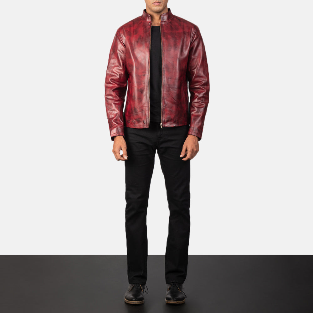 
Alex Veste Motard en Cuir pour Homme – alternate product view 3