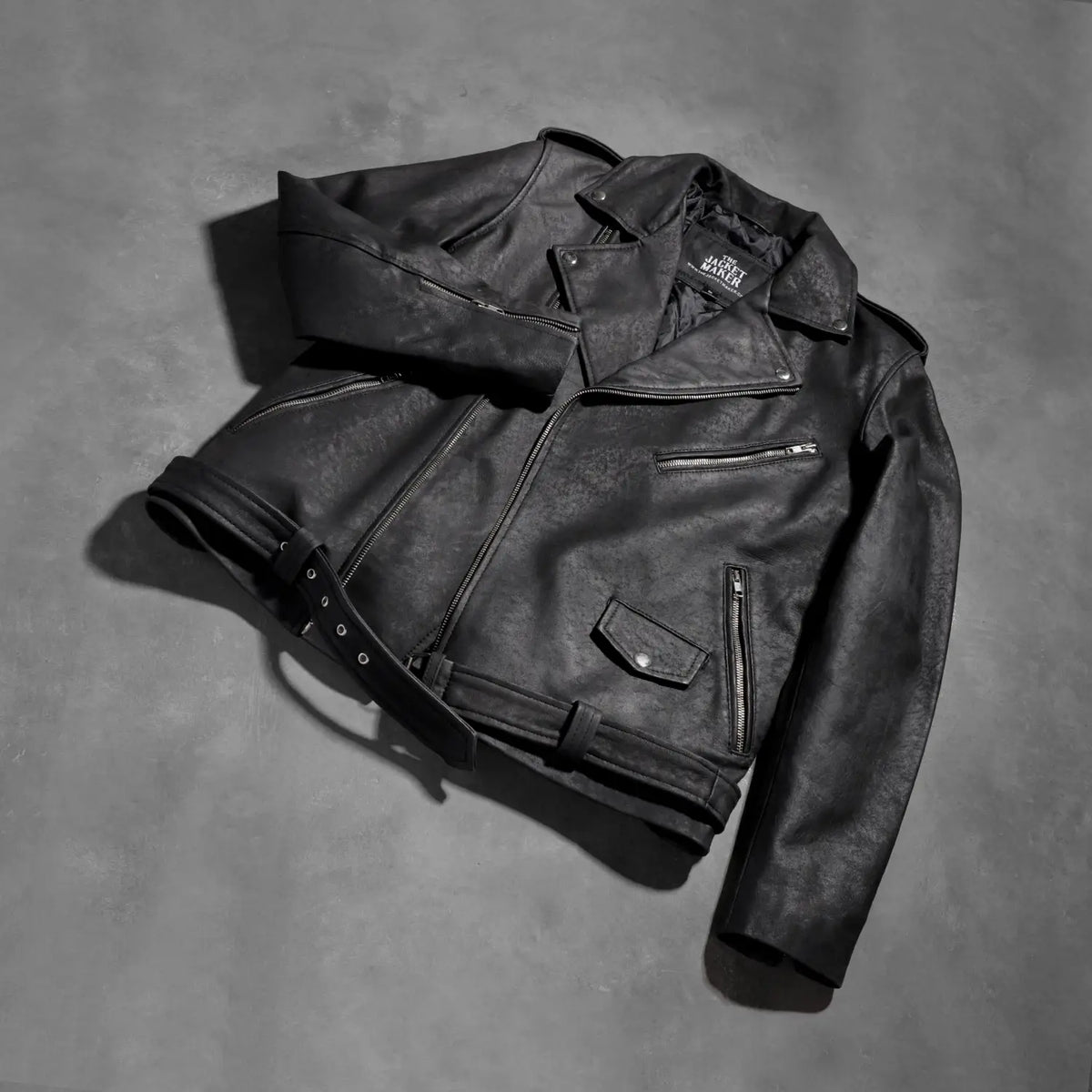 
Allaric Alley Veste Motard en Cuir pour Homme – alternate product view 8