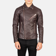 
Armand Vert Veste Motard en Cuir pour Homme – alternate product view 4