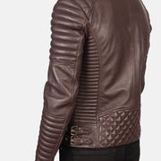
Armand Vert Veste Motard en Cuir pour Homme – alternate product view 6