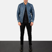 
Bomia MA-1 Blouson Bombardier en Cuir pour Homme – alternate product view 3
