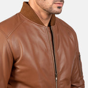 
Bomia MA-1 Blouson Bombardier en Cuir pour Homme – alternate product view 6