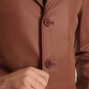 Classmith Manteau en Cuir pour Homme – Vue produit alternative 6