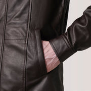 Connor Manteau en Cuir pour Homme – Vue produit alternative 6