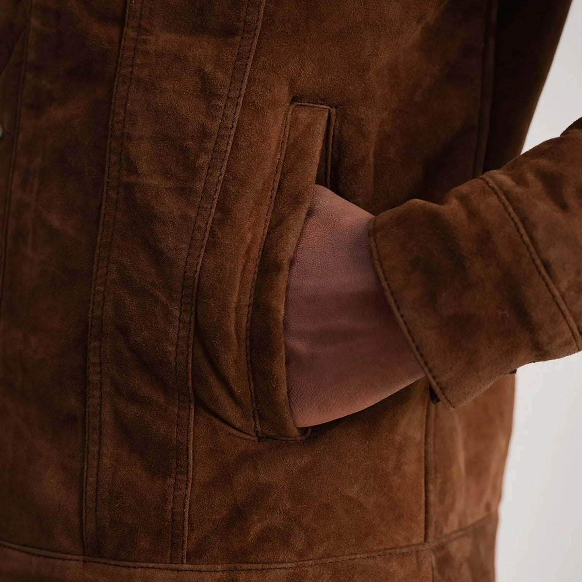 Vue intérieure Showing Fully Faux Fur Lined &amp; Deux poches intérieures