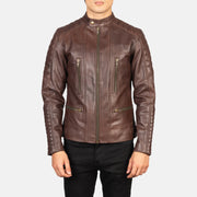 Damian Veste Motard en Cuir pour Homme – Vue produit alternative 4