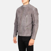 Damian Veste Motard en Cuir pour Homme – Vue produit alternative 2